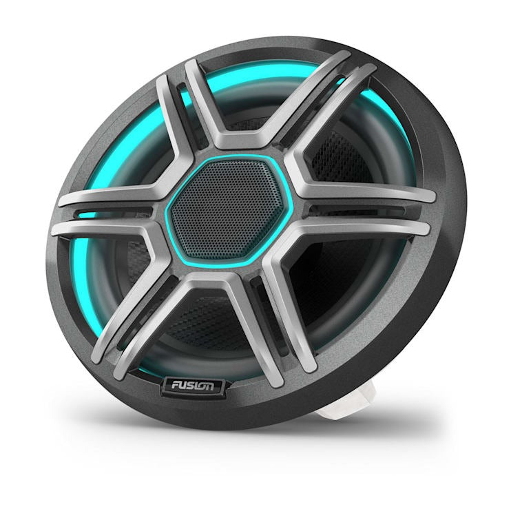 Fusion Apollo 7.7-inch LED marine speaker with sports grey grilles