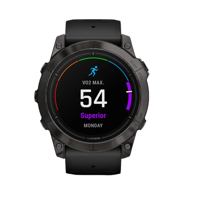 Garmin Epix Pro (Gen 2), 51 mm Sapphire Edition Carbon Gray DLC Titanium with Black Band (010-02804-00)