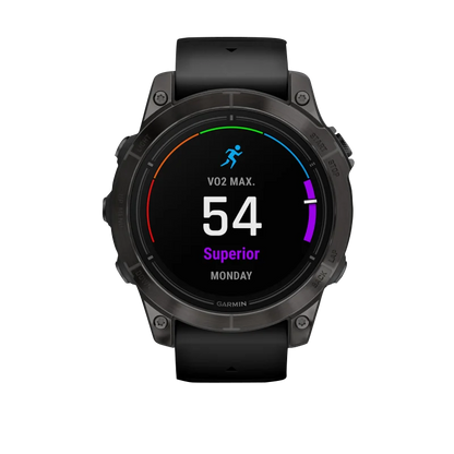 Garmin Epix Pro (Gen 2), 47 mm Sapphire Edition Carbon Gray DLC Titanium with Black Band (010-02803-10)