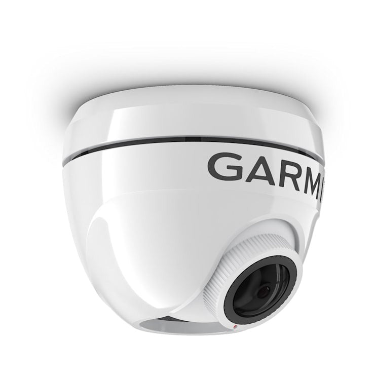 Garmin GC 245 Surface Mount Camera, white marine fish-finder accessory.
