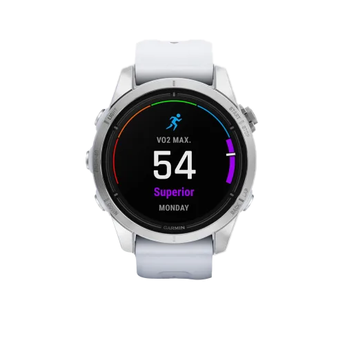 Garmin Epix Pro (Gen 2), 42 mm Standard Edition Silver with Whitestone Band (010-02802-00)