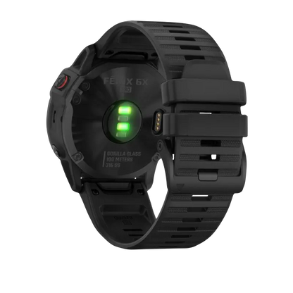 Garmin Fenix 6X Pro, Black with Black Band (Garmin Certified Refurbished)
