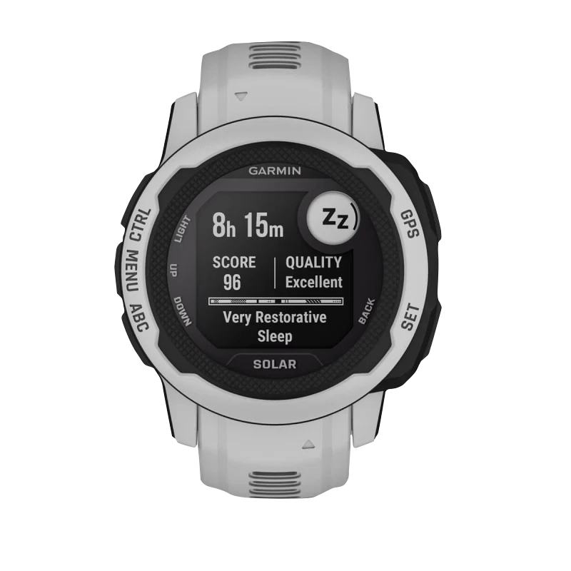 Garmin Instinct 2S Solar, Mist Gray (Garmin Certified Refurbished)