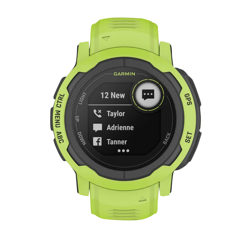 Garmin Instinct 2, Electric Lime (Garmin Certified Refurbished)
