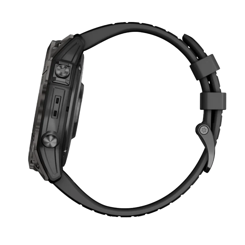 Garmin Fenix 7X Pro Sapphire Solar, Carbon Gray Titanium w/ Black Band (010-02778-10)