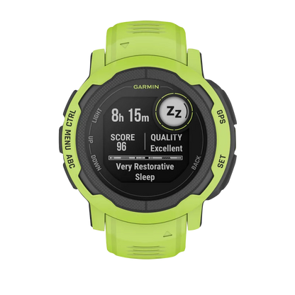 Garmin Instinct 2, Electric Lime (Garmin Certified Refurbished)