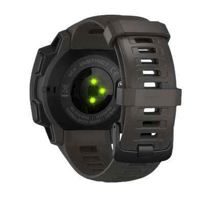 Garmin Instinct, Graphite GPS Watch (Garmin Certified Refurbished)