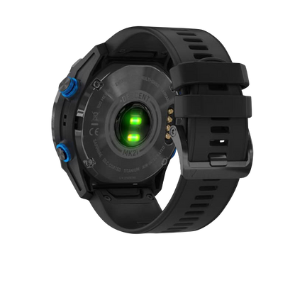 Garmin Descent Mk2i Titanium Carbon Gray DLC avec bracelet noir (remis à neuf certifié Garmin)