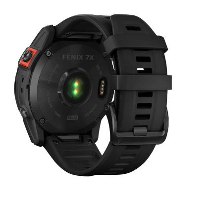 Garmin Fēnix 7X, édition solaire Gris ardoise avec bracelet noir (reconditionné certifié Garmin) 