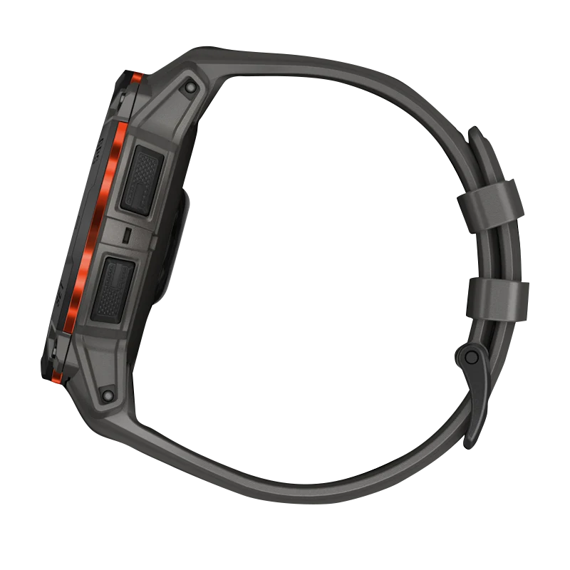 Garmin Instinct 3 Solar, (50mm) Black with Charcoal Band (010-02935-00)