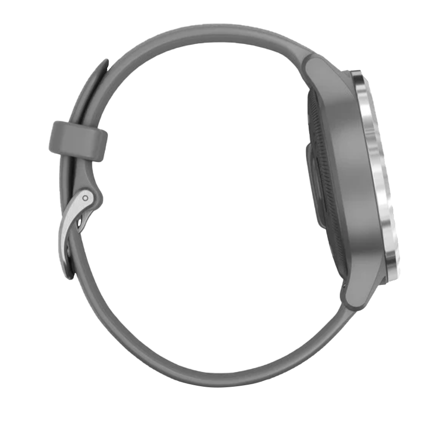 Garmin Vivoactive 4S - Silver with Gray Band (010-02172-01)