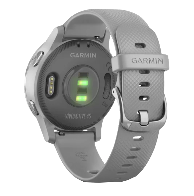 Garmin Vivoactive 4S - Silver with Gray Band (010-02172-01)
