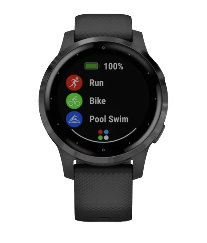 Garmin Vivoactive 4S Slate with Black Band (010-02172-11)