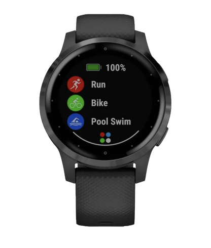 Garmin Vivoactive 4S Slate with Black Band (010-02172-11)
