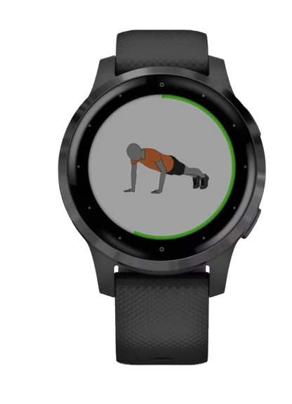 Garmin Vivoactive 4S Slate with Black Band (010-02172-11)
