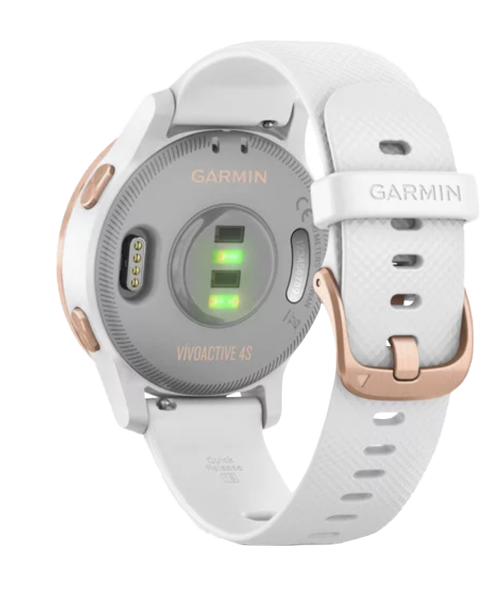Garmin Vivoactive 4S - Rose Gold with White Band (010-02172-21)