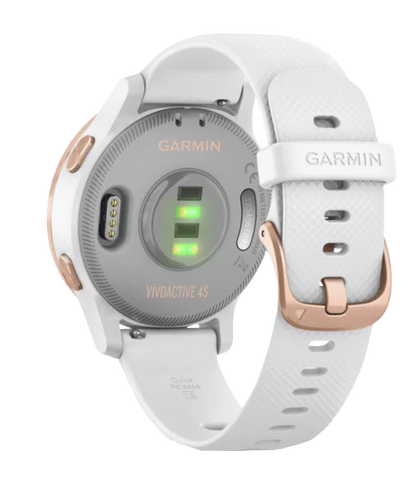 Garmin Vivoactive 4S - Rose Gold with White Band (010-02172-21)