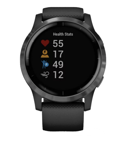 Garmin Vivoactive 4 - Slate with Black Band (010-02174-11)