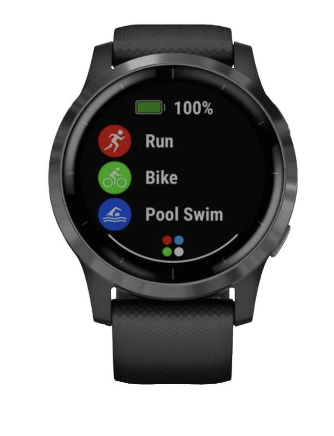 Garmin Vivoactive 4 - Slate with Black Band (010-02174-11)