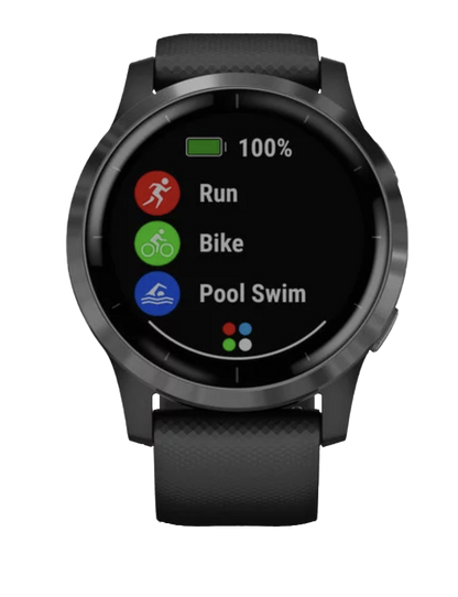 Garmin Vivoactive 4 - Slate with Black Band (010-02174-11)
