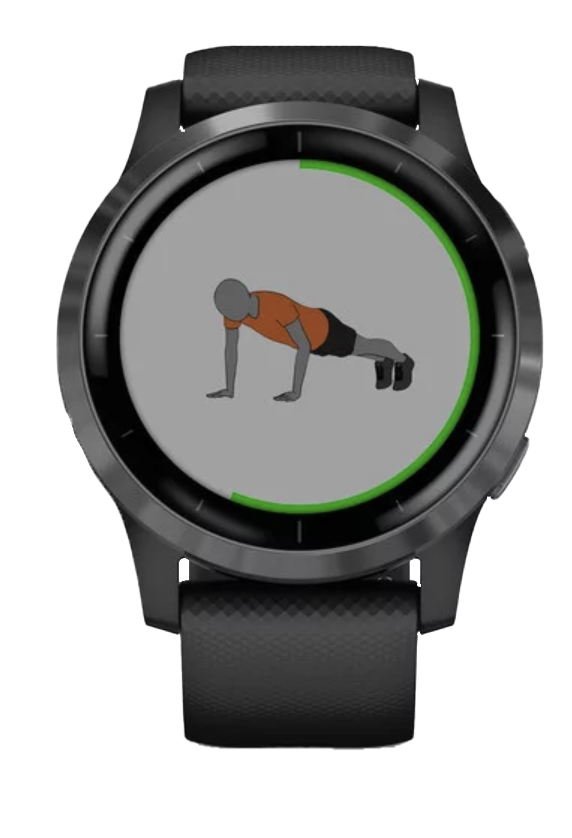 Garmin Vivoactive 4 - Slate with Black Band (010-02174-11)
