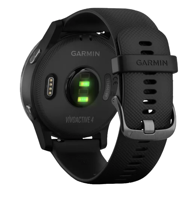 Garmin Vivoactive 4 - Slate with Black Band (010-02174-11)