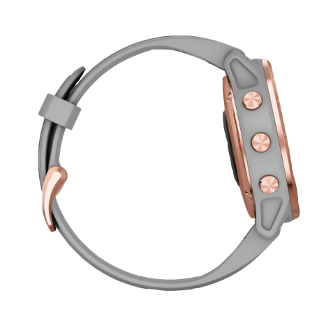 Garmin Fenix 6S Sapphire Rose Goldtone with Powder Gray Band (010-02159-20)