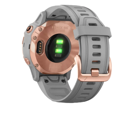 Garmin Fenix 6S Sapphire Rose Goldtone with Powder Gray Band (010-02159-20)