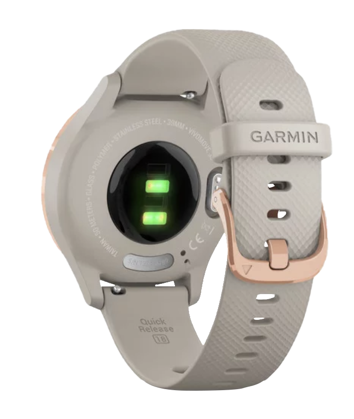 Garmin Vívomove 3S - Rose Gold with Light Sand Band (010-02238-02)