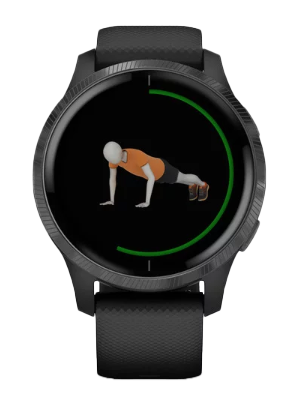 Garmin Venu Black with Slate Hardware (010-02173-11)