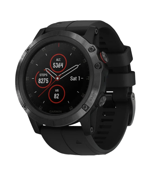 Garmin Fenix 5X Plus Sapphire with Black Band GPS Smartwatch (Garmin Certified Refurbished) by Garmin