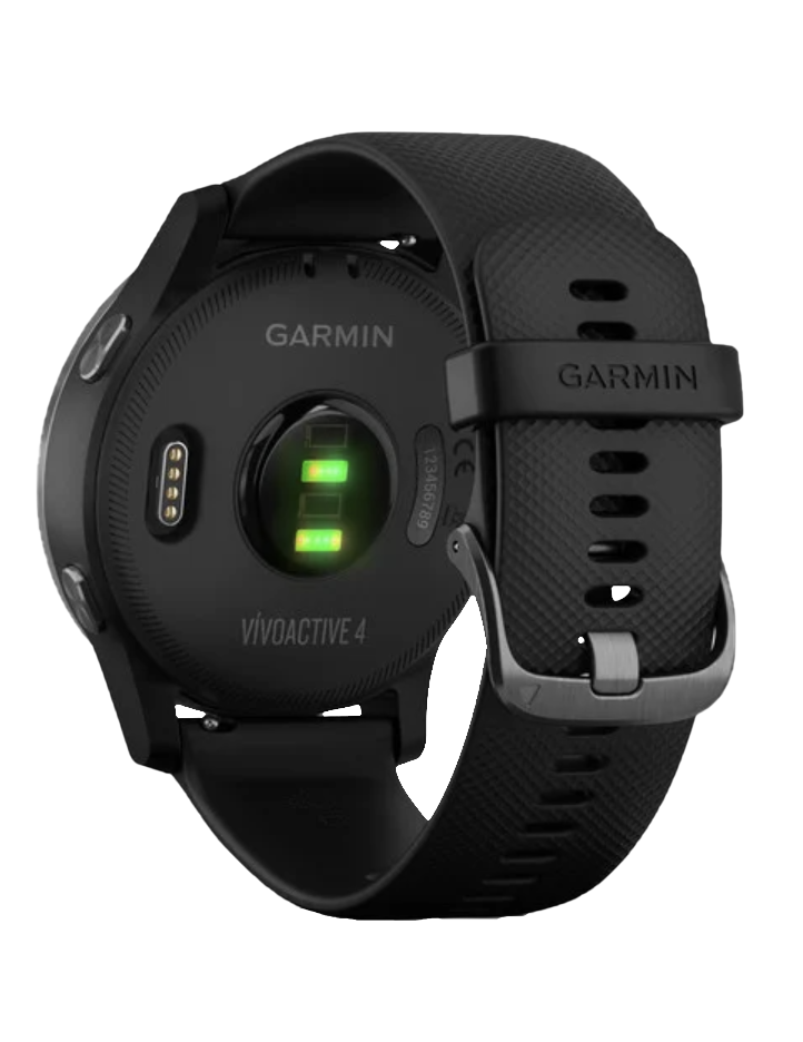 Garmin Vivoactive 4, Slate with Black Band, GPS Smartwatch (Garmin Certified Refurbished)