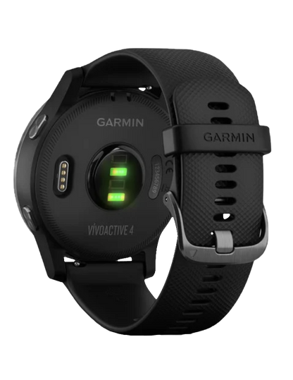 Garmin Vivoactive 4, Slate with Black Band, GPS Smartwatch (Garmin Certified Refurbished)