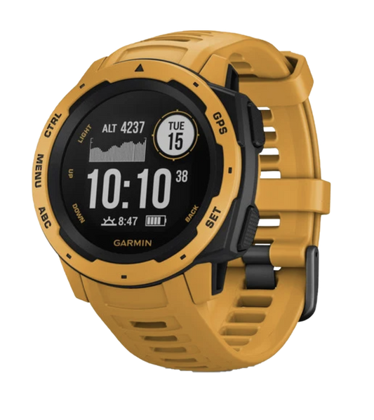 Garmin Instinct, Sunburst, Rugged GPS Smartwatch (Garmin Certified Refurbished) by Garmin