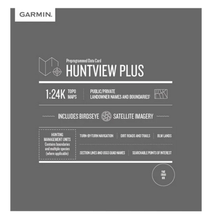 Garmin Huntview Plus Maps CT + MA + RI microSD Card (010-12684-51)