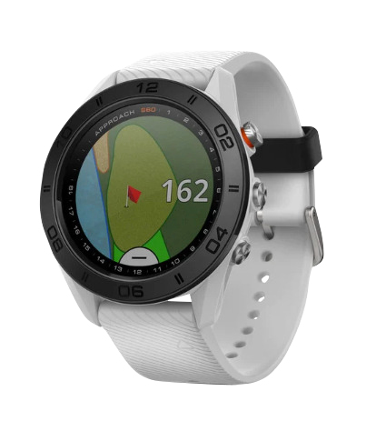 Garmin Approach S60, White, Golf GPS Smartwatch & Rangefinder (010-01702-01)