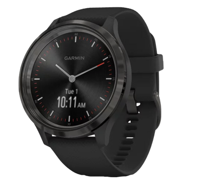 Garmin Vívomove 3, Slate Bezel w/ Black Silicone Band, GPS Smartwatch (Garmin Certified Refurbished)
