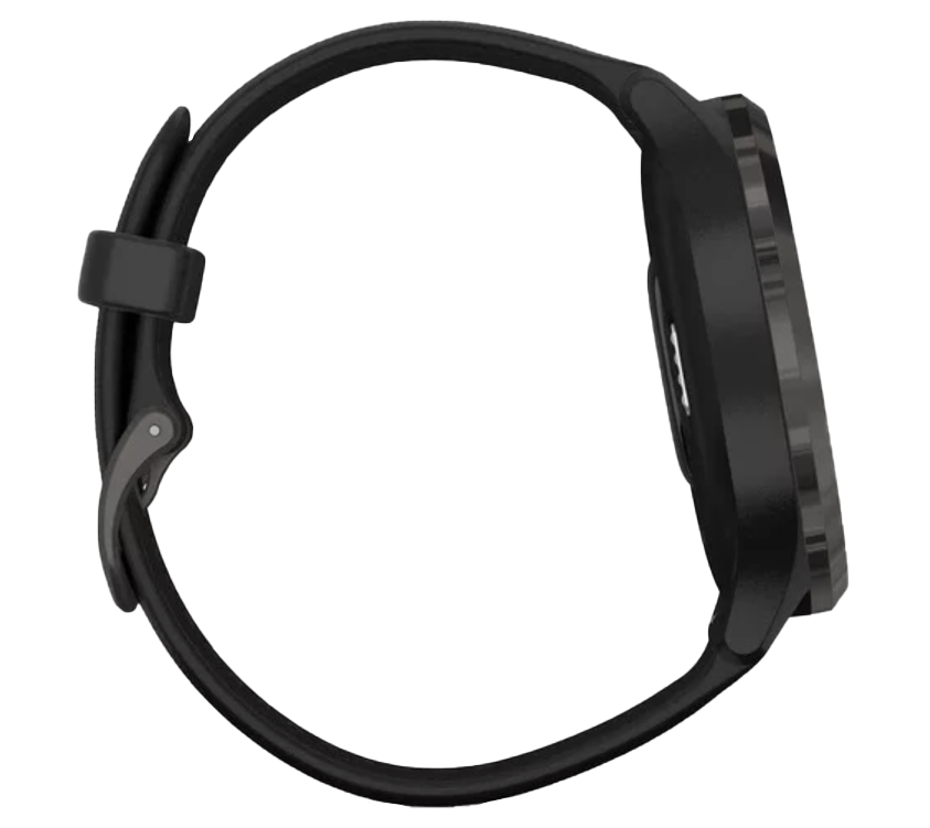 Garmin Vívomove 3, Slate Bezel w/ Black Silicone Band, GPS Smartwatch (Garmin Certified Refurbished)