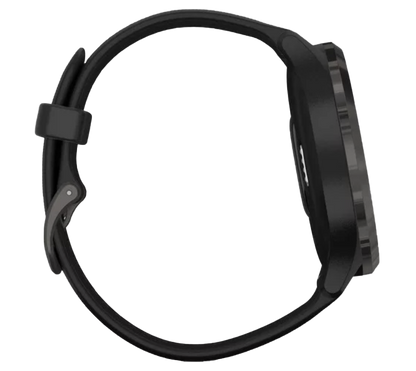 Garmin Vívomove 3, Slate Bezel w/ Black Silicone Band, GPS Smartwatch (Garmin Certified Refurbished)