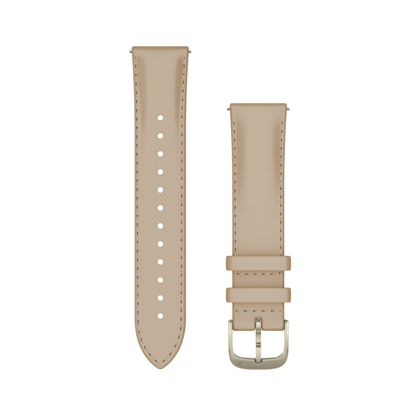 Garmin Venu 4, 41mm, Lunar Gold with Bone Silicone Band and Light Sand Leather Band (010-03013-03) by Garmin