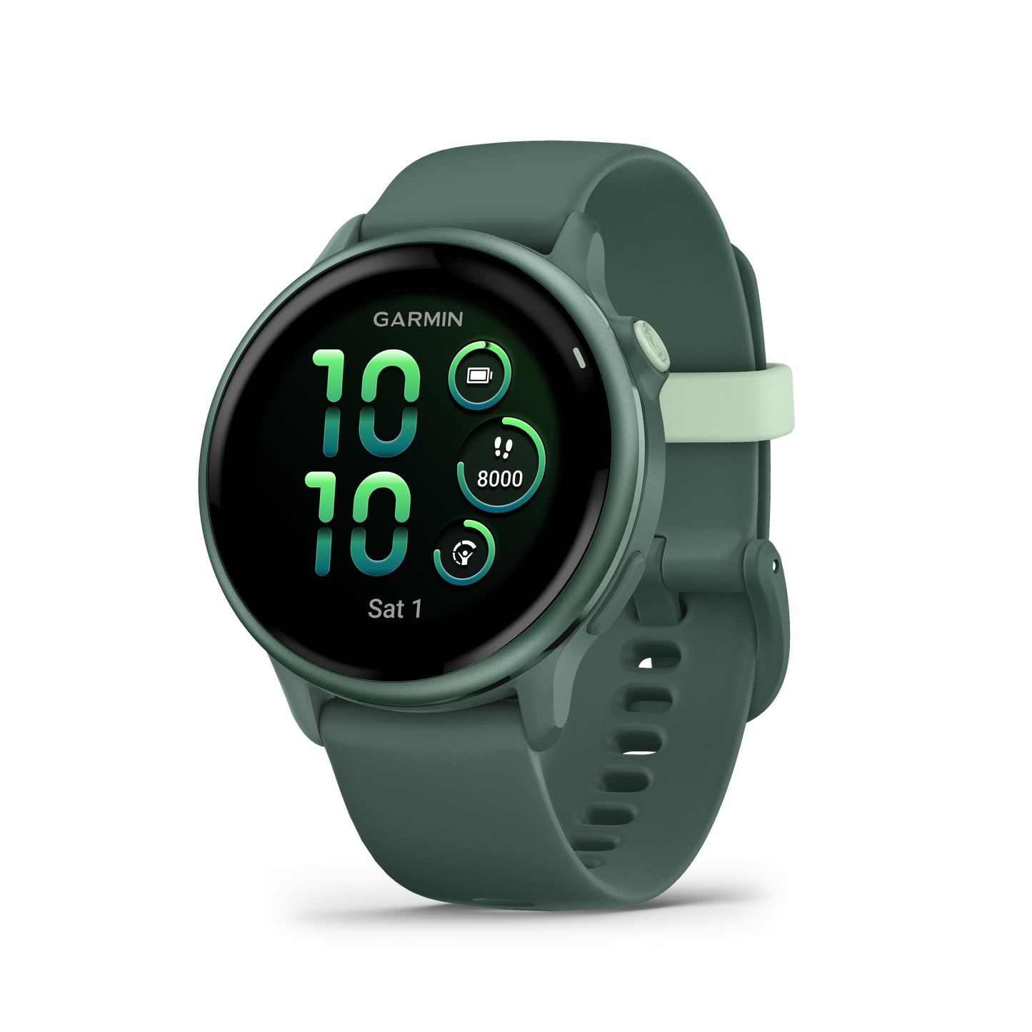 Garmin Vivoactive 5, lunette en aluminium ardoise avec boîtier noir et bracelet en silicone (010-02862-10)