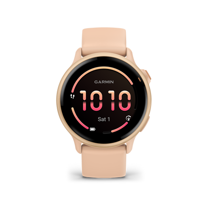 Garmin Vivoactive 5, lunette en aluminium ardoise avec boîtier noir et bracelet en silicone (010-02862-10)