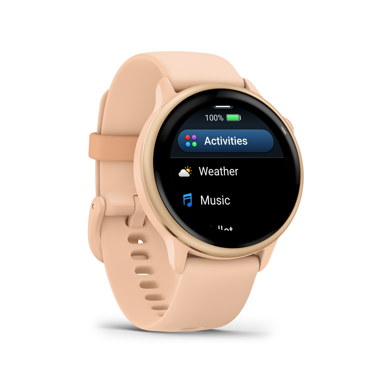Garmin Vivoactive 5, lunette en aluminium ardoise avec boîtier noir et bracelet en silicone (010-02862-10)
