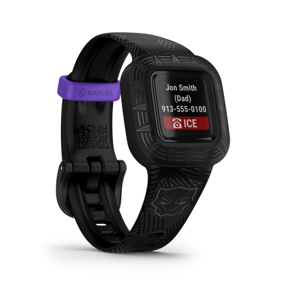Garmin Vívofit jr. 3, montre noire Cosmic pour enfants (reconditionnée et certifiée Garmin)
