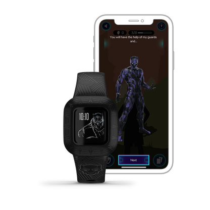 Garmin Vívofit jr. 3, montre noire Cosmic pour enfants (reconditionnée et certifiée Garmin)