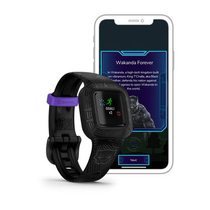 Garmin Vívofit jr. 3, montre noire Cosmic pour enfants (reconditionnée et certifiée Garmin)
