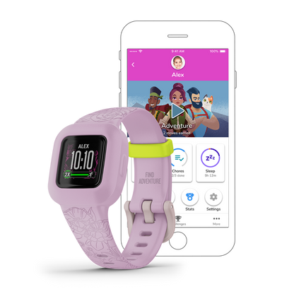 Garmin vivofit jr. 3, Lilac Floral (010-02441-21)