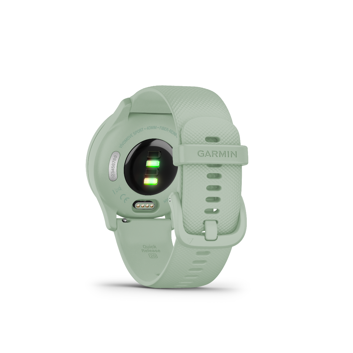 Garmin Vivomove Sport Cool Mint with Silver Accents (010-02566-03)