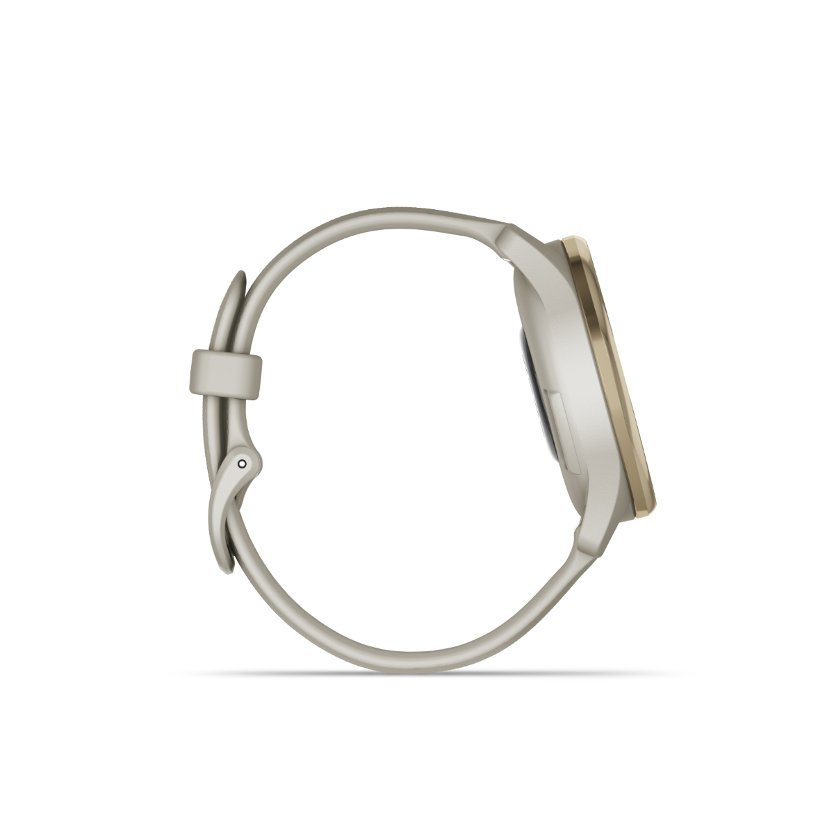 Garmin vivomove Trend, Cream Gold Stainless Steel Bezel with French Gray Case and Silicone Band (010-02665-02)